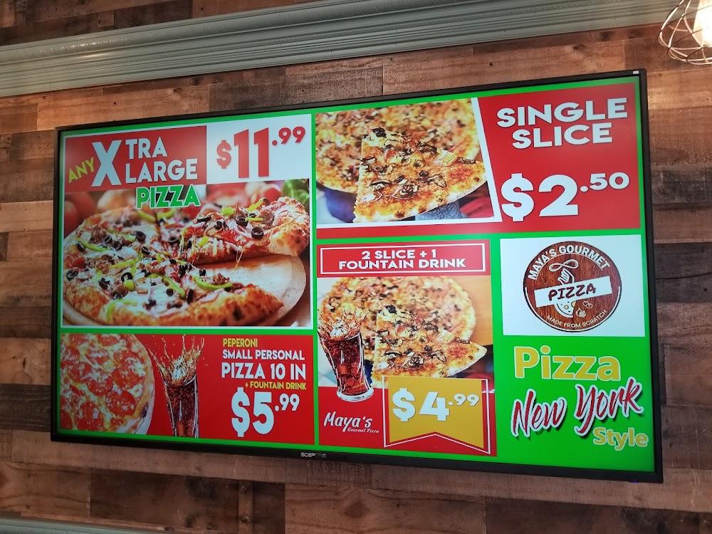 Maya's Gourmet Pizza Menu image 2